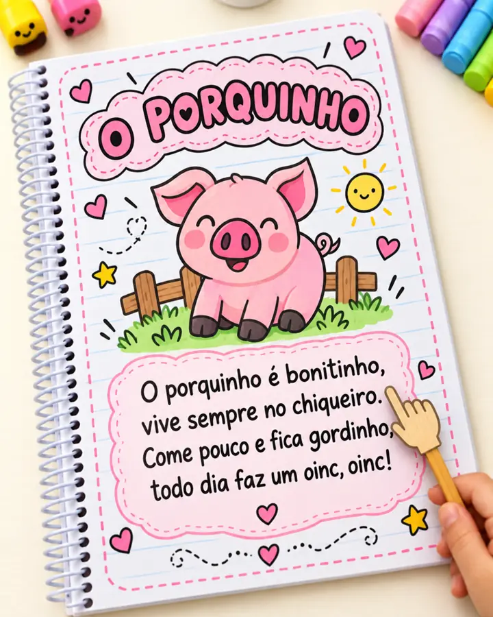 Página de leitura: O Porquinho